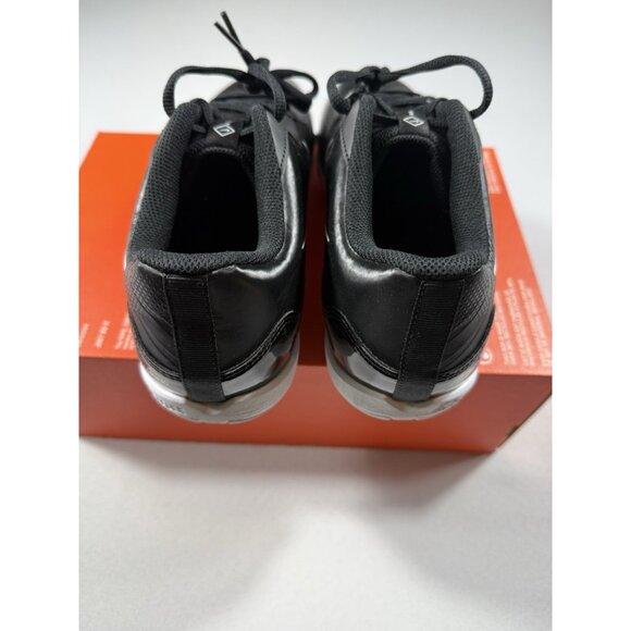 New Men’s Size 11.5 Black White Nike Huarache 4 KYSTN Baseball Cleats DJ6524 001 - Picture 8 of 10